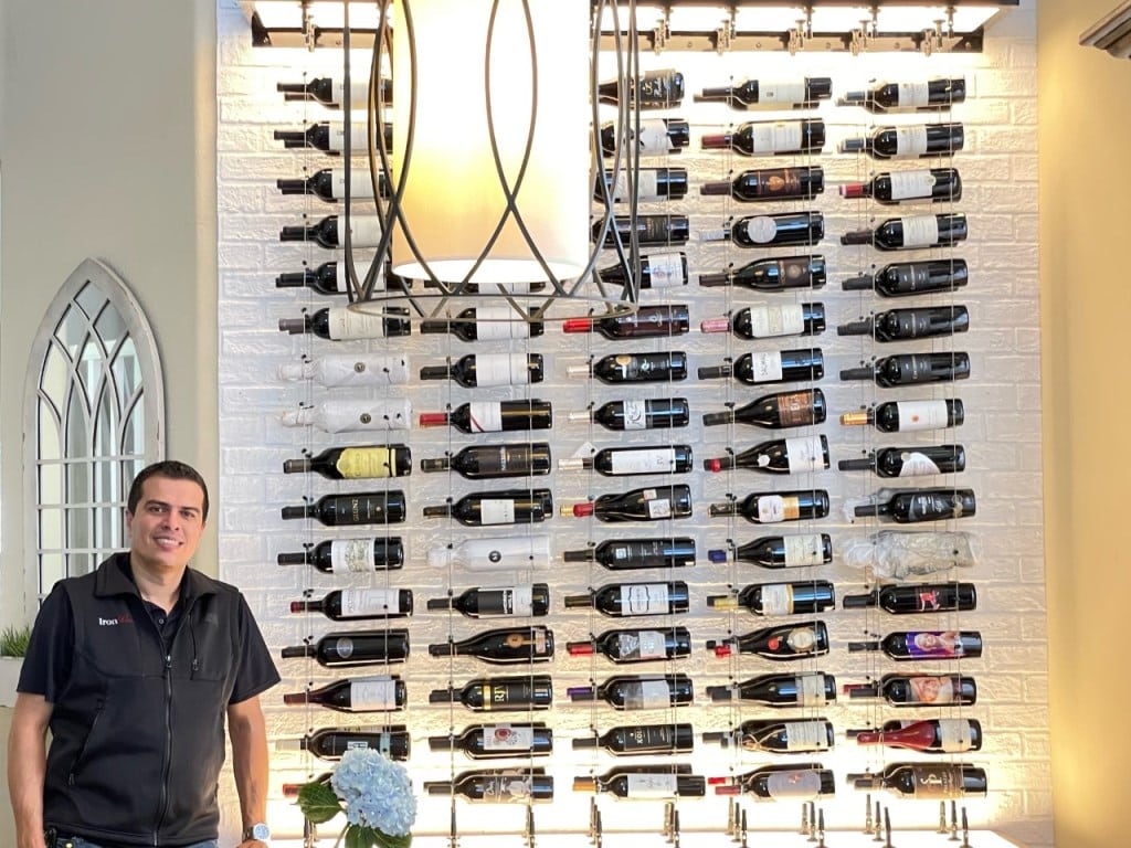 Andre Trabazos, Owner and Founder of Cable Wine Displays, has a Passion for Design and Architecture