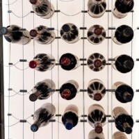 Cable Wine Displays will help you achieve your dream custom cable wine cellar. Contemporary Cable Wine Cellar Led Panel Lighting