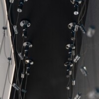 These thin yet sturdy cables for the wine racking system can hold a large amount of wine bottles. Minimalist and Contemporary Cable Wine Display Systems